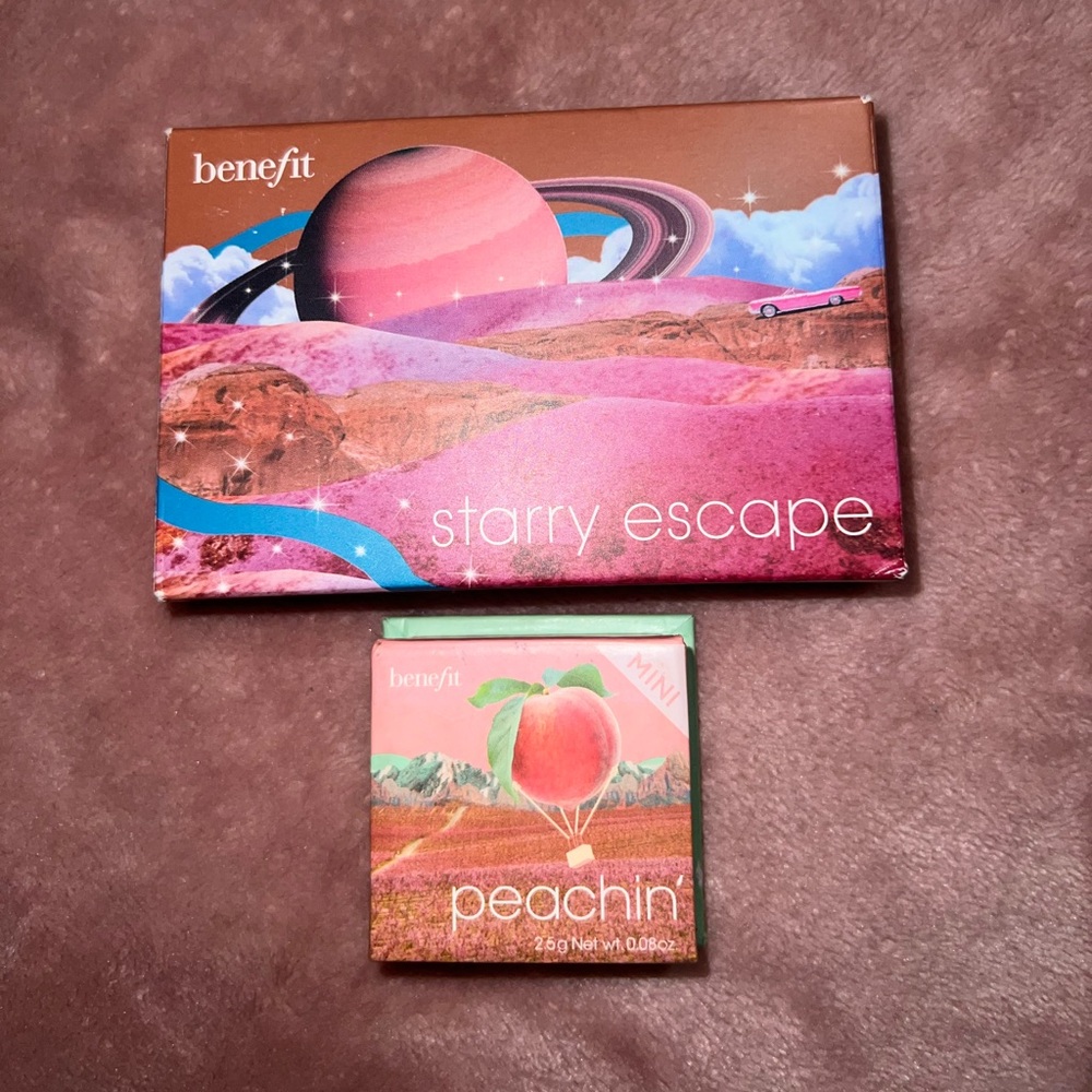 Benefit Starry Escape Palette and Peachin' Blush Set